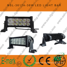Haut! ! ! Barre lumineuse LED 7 pouces 36W, barre lumineuse Epstar LED 3W conduite hors route de la lumière de travail LED